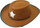 Kapelë cowboy GoDan me yll, madhësia S, ngjyrë kafe