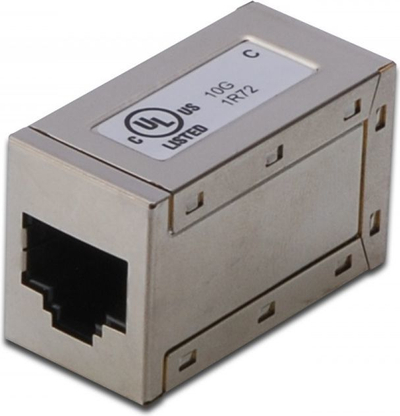 Përshtatës DIGITUS, 2x fole e mbrojtur RJ45, Cat 6A DN-93905