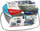 Set lodër mjeku Mega Creative MEDICAL SET, me shportë, blu gri