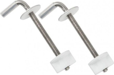 Set vida montimi Hydroland G512, 2 copë, për kapak tualeti, metal