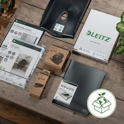 Dërrmues letrash Leitz NeXXt Recycle, 30 fletë, i zi