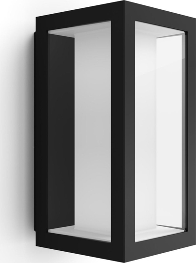 Dritë murale e jashtme Philips Hue Impress, White and Colour Ambience, smart, e zezë