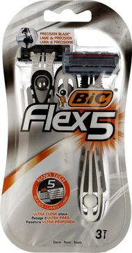 Brisk Bic Flex 5, 5 tehe, paketim 3 copë
