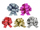 Fjongo zbukuruese pull bow Ribbon 1.9/50, me glitter, set 50 copë, me ngjyra të përziera