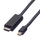 Kabllo video VALUE Mini DisplayPort në HDMI, 2 m, e zezë