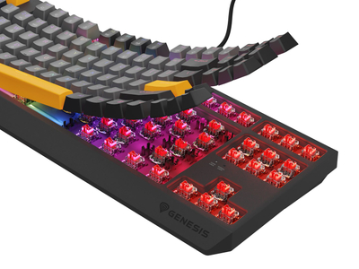 Механичка тастатура Genesis Thor 230 TKL, Outemu Red, RGB, црна