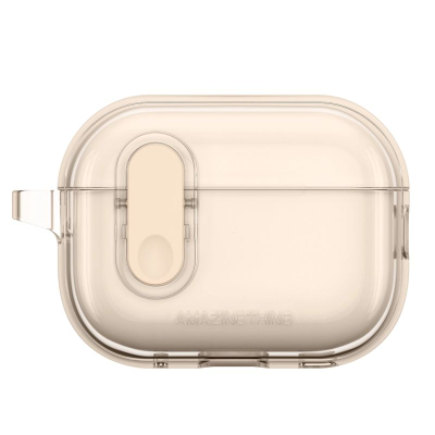 Заштитна кутија AmazingThing Minimal за AirPods Pro 2, TPU, поддржува безжично полнење, боја Desert