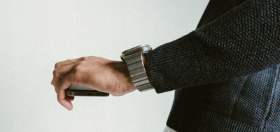 Rrip ore Nomad Titanium Band V3, për Apple Watch 46mm 49mm, titan, argjendtë