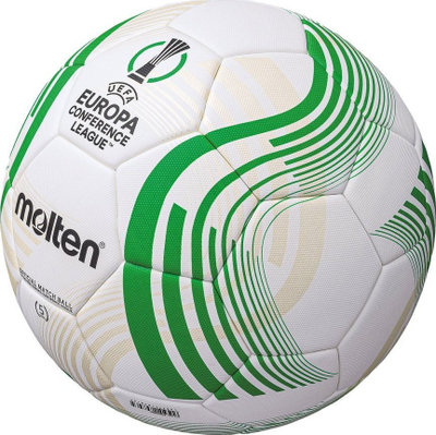 Top futbolli Molten UEFA Europa Conference League F5C5000, mas 5, FIFA QUALITY PRO, me shum ngjyra