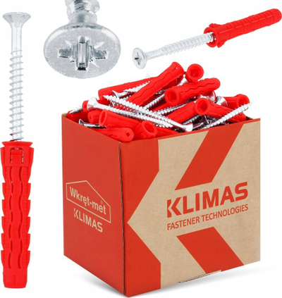 Dowell universal zgjerues Wkręt-Met SFXP 10x70, plastik, gri