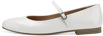 Këpucë balerina për femra Tamaris 1-22122-42-123, të bardha