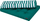 Jastëk i gjatë për mbështetëse paletash Hobbygarden LEO, 120x40 cm, Ekolen, gri