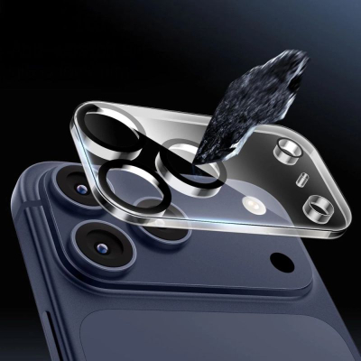 Mbrojtës kamere Tech-Protect Cam Fit+ për iPhone 17 Pro Max, xham i temperum, transparent