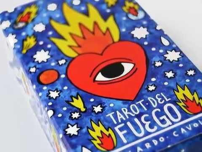 Kuvertë tarot Fournier Tarot Del Fuego, 78 letra, shumëngjyrëshe