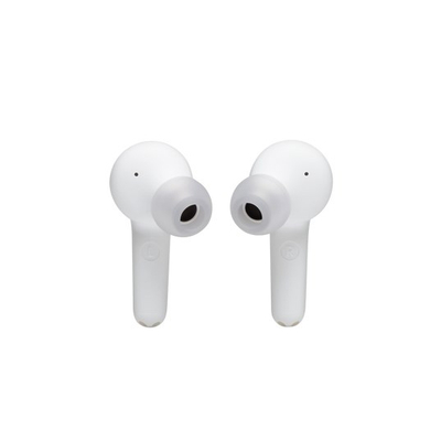 Kufje JBL Tune 215 TWS, pa kabllo (True Wireless), Bluetooth, bateri 25 orë, të bardha