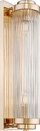 Lampë murale Netlighting Sergio, 2x E19, IP20, ngjyrë e artë