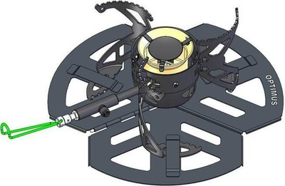 Базен за кампинг шпорет Optimus Stoves Stand 8021083, анодизиран алуминиум, лесен