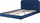 Shtrat dopio Beliani Flayat, 140 x 200 cm, kadife, blu navy