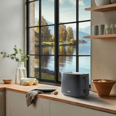 Toaster Domo DO965T, 2 feta, çelik inoks, ngjyrë argjendi