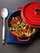 Tenxhere gize Staub Round Cocotte, 18cm, 1.7L, e kuqe