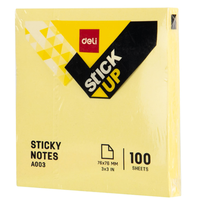 Postit DELI 75x75 100fl verdhë a00353 1/12