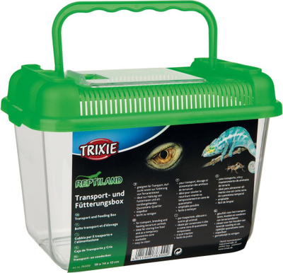 Kuti transporti Trixie Transport Box and Food Box, plastike, 19x14x12 cm, shumëngjyrëshe