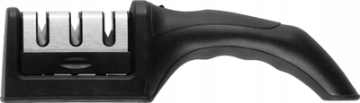 Mprehës thikash Maku Knife Sharpener, 3 faza, dorezë ergonomike, i zi