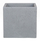 Vazo katrore plastike Scheurich C-Cube, 27 x 28 x 28 cm, gri