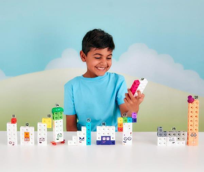 Set edukativ Learning Resources MathLink Cubes Numberblocks 11-20, 290 pjesë, 3+ vjeç, shumëngjyrësh