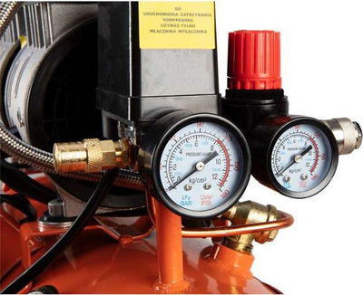 Kompresor pa vaj NEO Tools 12K022, 50L, 1150W, portokalli