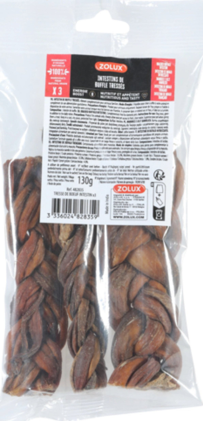 Shpërblim për qen Zolux Braid, 3 copa, 130g