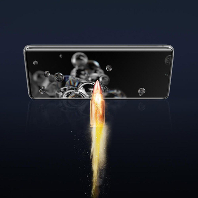 Xham mbrojtës Nillkin 3D CP+ Max për Samsung Galaxy S20 Ultra, xham i fortë 9H, shumë i kthjellët, i zi
