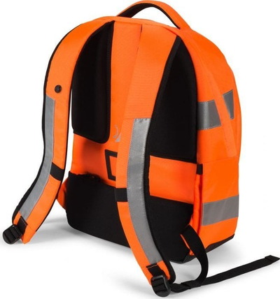 Çantë shpine DICOTA Hi-Vis Backpack, 25L, me shirita reflektues, portokalli