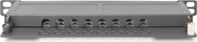 Patch panel Digitus Cat6a, 8 porta, i mbrojt, i zi