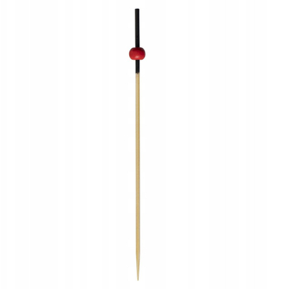 Shkopinj bambuje për fingerfood Verlo, 12cm, 100 copë, ngjyrë natyrale