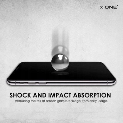 Xham mbrojtës X-One Matte Full Cover, 9H, për iPhone 16 Pro, transparent