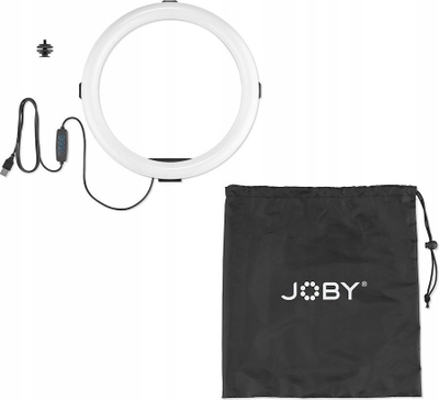 Dritë rrethore JOBY Beamo Ring Light 12", 10 nivele drite, USB, e bardhë