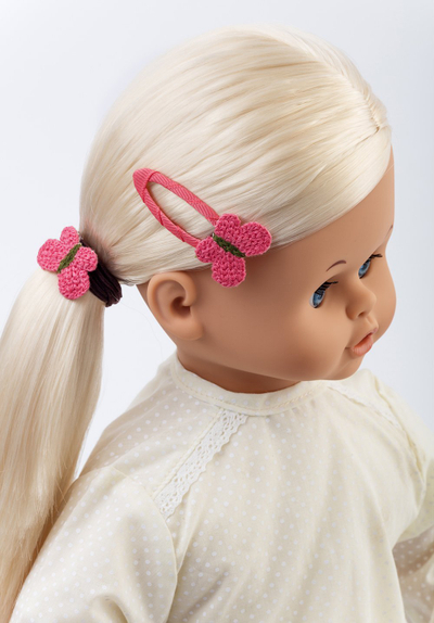 Set aksesorësh flokësh për kukulla Skrållan Playset Hair, shumë pjesë, shumëngjyrësh