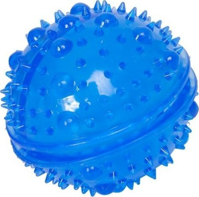 Lodër për qen Dingo Tasty Toy Ball, 8cm, gome termoplastike, blu