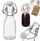 Shishe qelqi Orion, 160 ml, kapak me kapëse, transparente