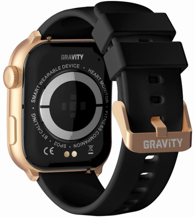 Ora e zgjuar GRAViTY GT28-5, 1.85", Bluetooth, IP68, rozë