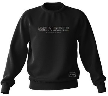 Bluzë me kapuç Genesis SWEATSHIRT HOLO 146, pambuk i butë, gri