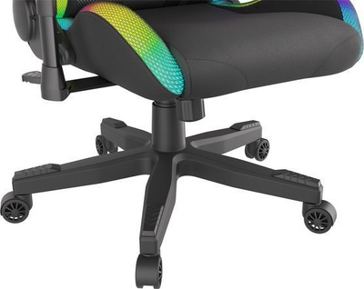 Tavolinë gaming Genesis Holm 300 RGB, 120 cm, e zezë