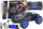 Makina lodër me telekomandë RC Off-Road Drift, LED, bateri rikarikueshme, blu