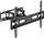 Mbajtëse muri për TV Adjustable LPA78-466, 37"-80", 40 kg, e zezë
