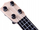 Kitarë lodër mini ukulele, 25 cm, plastike, ngjyrë dru natyral