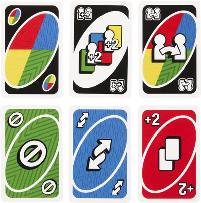 Loja me letra Mattel Uno Teams, lojë me ekipe, shumëngjyrëshe
