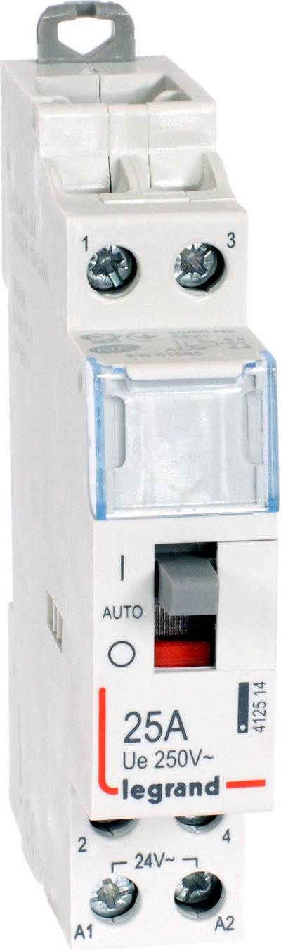 Модуларен контактор Легранд SM 425 412514, 25A, 2NO 24V AC, бел