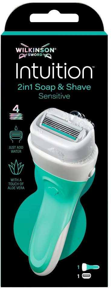 Brisk rroje për gra Wilkinson Sword Intuition Sensitive Care, 2 në 1, aloe vera, 1 copë
