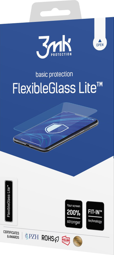Xham mbrojtës 3MK FlexibleGlass Lite, për Blackview BV5300 Pro, hibrid, transparent